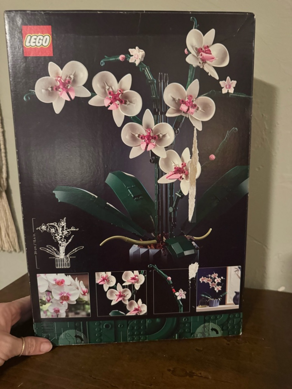 LEGO White and Pink Orchid Floral Display - model 10311 - NIB